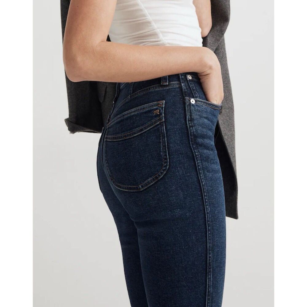 Madewell Women Jeans The Perfect Vintage Jeans 29 Stretch Dark Blue Myers Wash